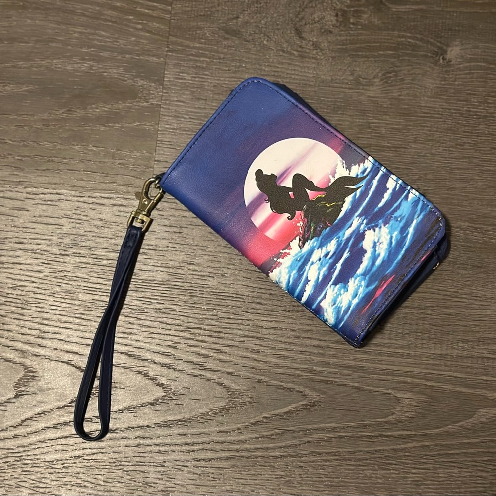 Loungefly Disney The Little Mermaid Silhouette Tech Wallet